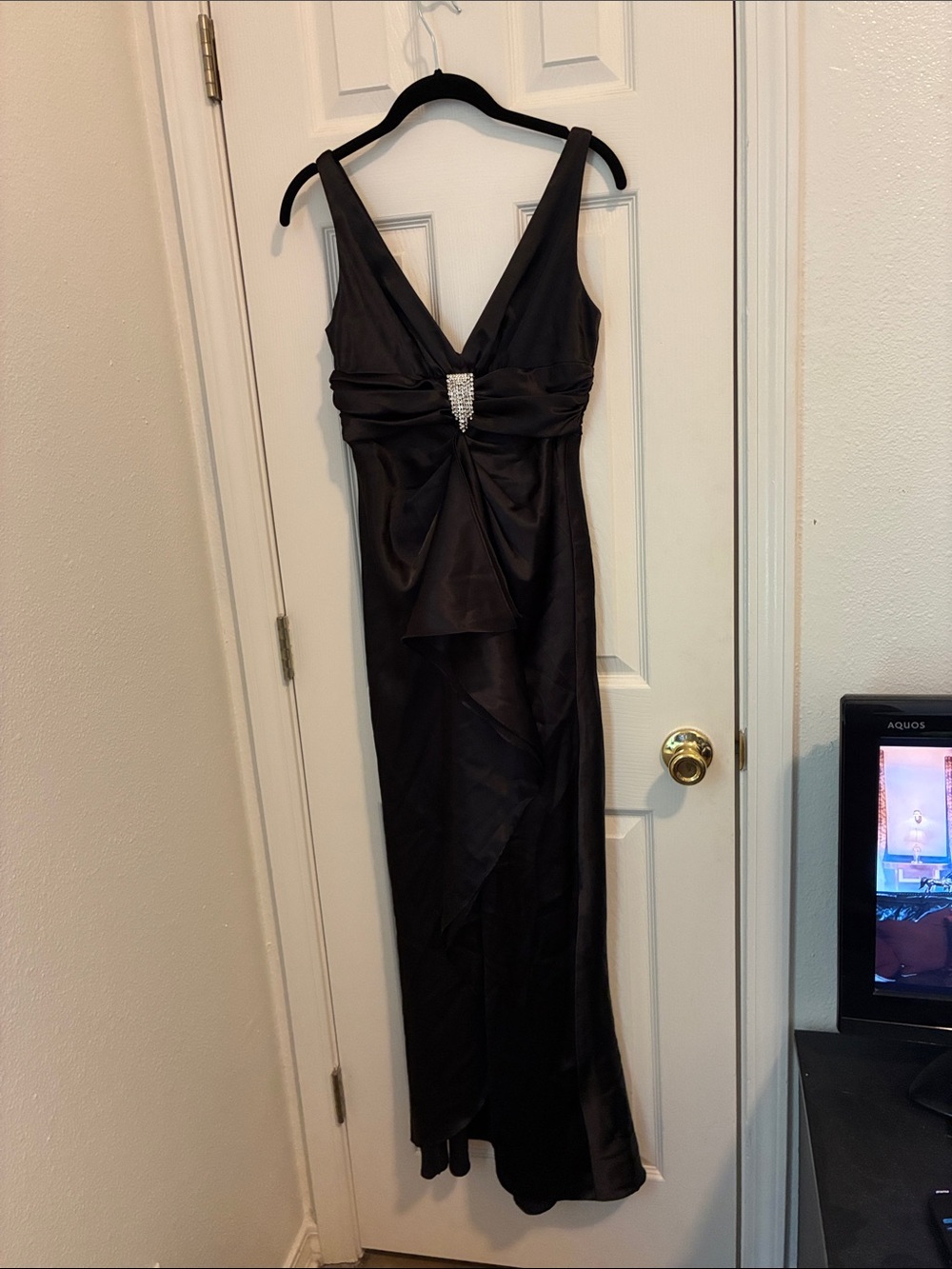 VINTAGE Black Evening Gown